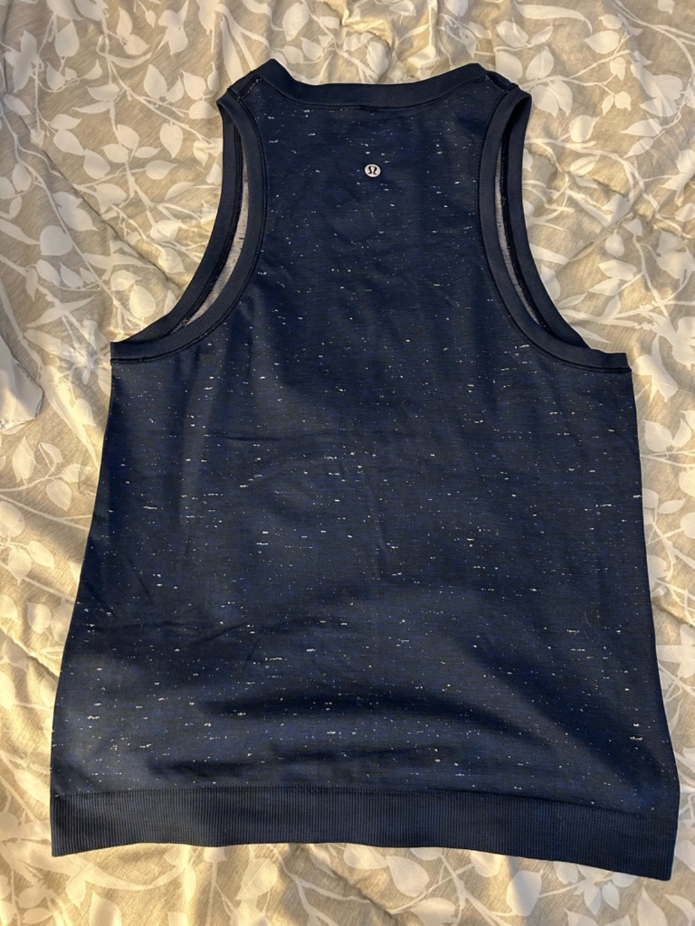 lululemon athletica Navy Speckled Tank Top